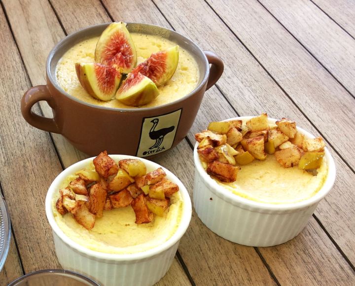 גבינה, תפוחים ותאנים