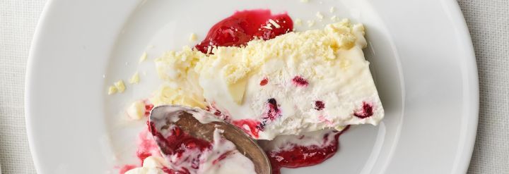 סמיפרדו מסקרפונה, פירות יער ושוקולד&nbsp;לבן